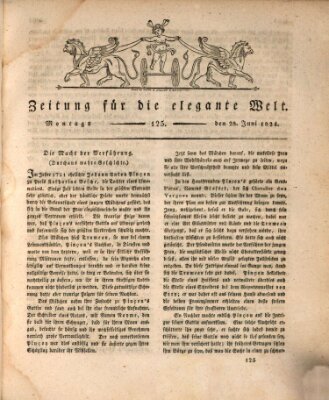 Zeitung für die elegante Welt Montag 28. Juni 1824