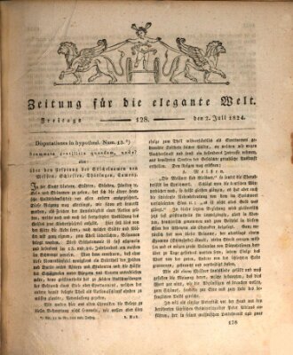 Zeitung für die elegante Welt Freitag 2. Juli 1824