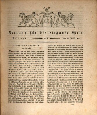 Zeitung für die elegante Welt Freitag 30. Juli 1824