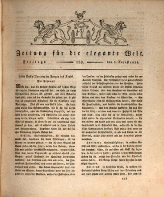 Zeitung für die elegante Welt Freitag 6. August 1824