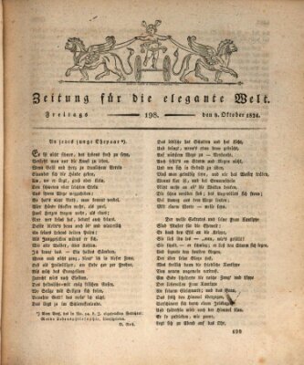 Zeitung für die elegante Welt Freitag 8. Oktober 1824