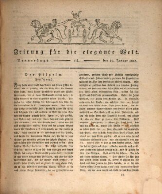 Zeitung für die elegante Welt Donnerstag 20. Januar 1825