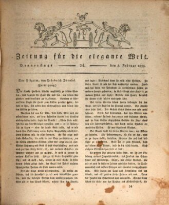 Zeitung für die elegante Welt Donnerstag 3. Februar 1825