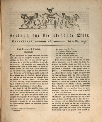 Zeitung für die elegante Welt Samstag 5. März 1825