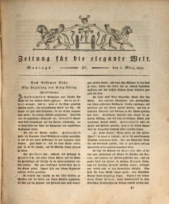 Zeitung für die elegante Welt Montag 7. März 1825