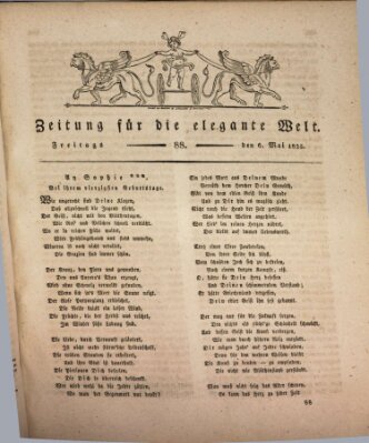 Zeitung für die elegante Welt Freitag 6. Mai 1825