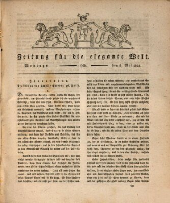 Zeitung für die elegante Welt Montag 9. Mai 1825