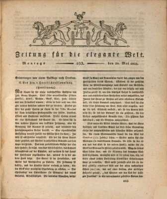 Zeitung für die elegante Welt Montag 30. Mai 1825