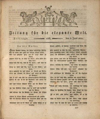 Zeitung für die elegante Welt Freitag 3. Juni 1825