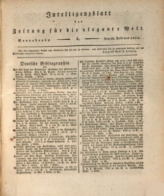 Zeitung für die elegante Welt Samstag 19. Februar 1825