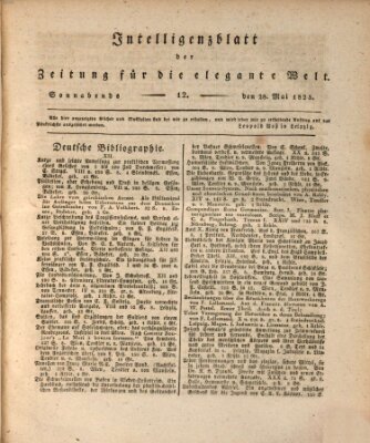 Zeitung für die elegante Welt Samstag 28. Mai 1825