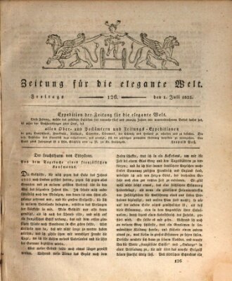 Zeitung für die elegante Welt Freitag 1. Juli 1825