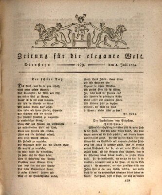 Zeitung für die elegante Welt Dienstag 5. Juli 1825