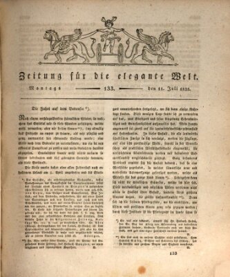 Zeitung für die elegante Welt Montag 11. Juli 1825