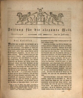 Zeitung für die elegante Welt Freitag 29. Juli 1825