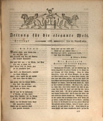 Zeitung für die elegante Welt Freitag 12. August 1825