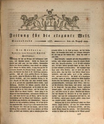 Zeitung für die elegante Welt Samstag 13. August 1825