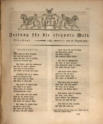 Zeitung für die elegante Welt Dienstag 16. August 1825