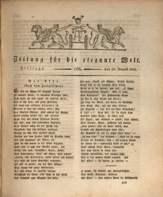 Zeitung für die elegante Welt Freitag 26. August 1825