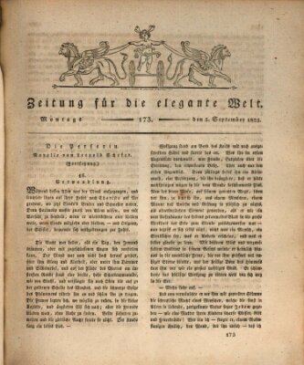 Zeitung für die elegante Welt Montag 5. September 1825