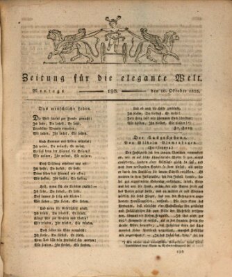 Zeitung für die elegante Welt Montag 10. Oktober 1825