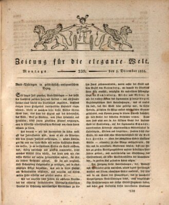 Zeitung für die elegante Welt Montag 5. Dezember 1825