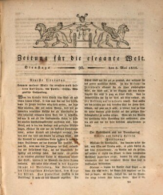 Zeitung für die elegante Welt Dienstag 9. Mai 1826