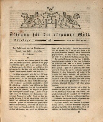 Zeitung für die elegante Welt Dienstag 23. Mai 1826