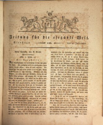 Zeitung für die elegante Welt Dienstag 11. Juli 1826