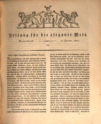 Zeitung für die elegante Welt Samstag 24. Januar 1801