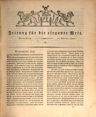 Zeitung für die elegante Welt Dienstag 10. Februar 1801