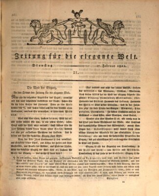 Zeitung für die elegante Welt Dienstag 17. Februar 1801