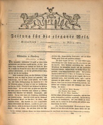 Zeitung für die elegante Welt Samstag 21. März 1801