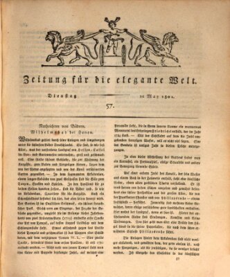 Zeitung für die elegante Welt Dienstag 12. Mai 1801