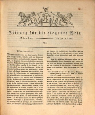 Zeitung für die elegante Welt Dienstag 28. Juli 1801