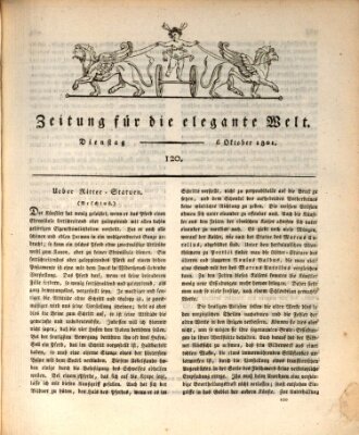 Zeitung für die elegante Welt Dienstag 6. Oktober 1801