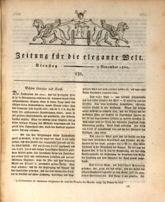 Zeitung für die elegante Welt Dienstag 3. November 1801