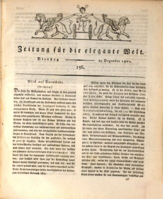 Zeitung für die elegante Welt Dienstag 29. Dezember 1801