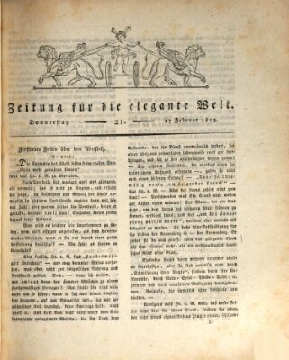 Zeitung für die elegante Welt Donnerstag 17. Februar 1803