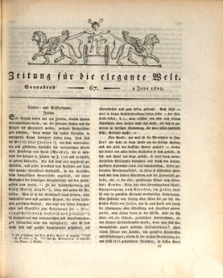 Zeitung für die elegante Welt Samstag 4. Juni 1803