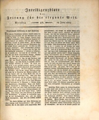 Zeitung für die elegante Welt Dienstag 28. Juni 1803