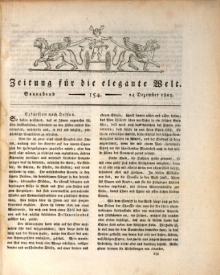 Zeitung für die elegante Welt Samstag 24. Dezember 1803