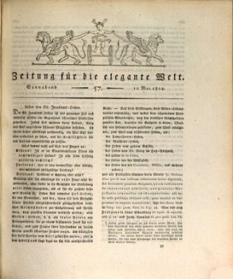 Zeitung für die elegante Welt Samstag 12. Mai 1804