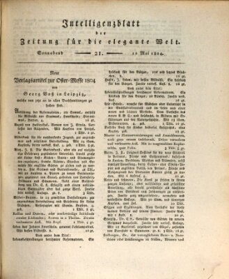 Zeitung für die elegante Welt Samstag 12. Mai 1804