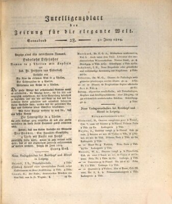 Zeitung für die elegante Welt Samstag 30. Juni 1804