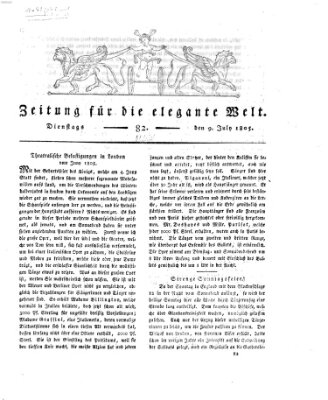 Zeitung für die elegante Welt Dienstag 9. Juli 1805