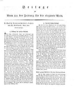 Zeitung für die elegante Welt Dienstag 9. Juli 1805