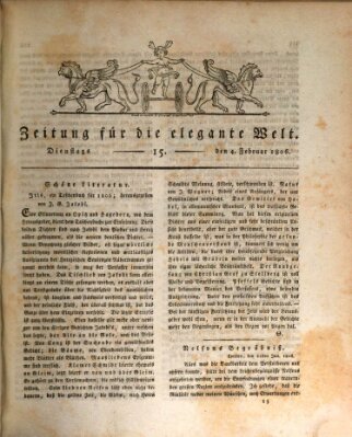 Zeitung für die elegante Welt Dienstag 4. Februar 1806