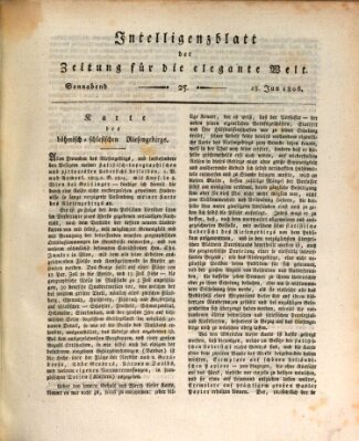 Zeitung für die elegante Welt Samstag 28. Juni 1806