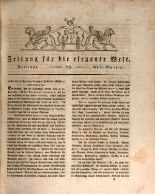 Zeitung für die elegante Welt Freitag 15. Mai 1807